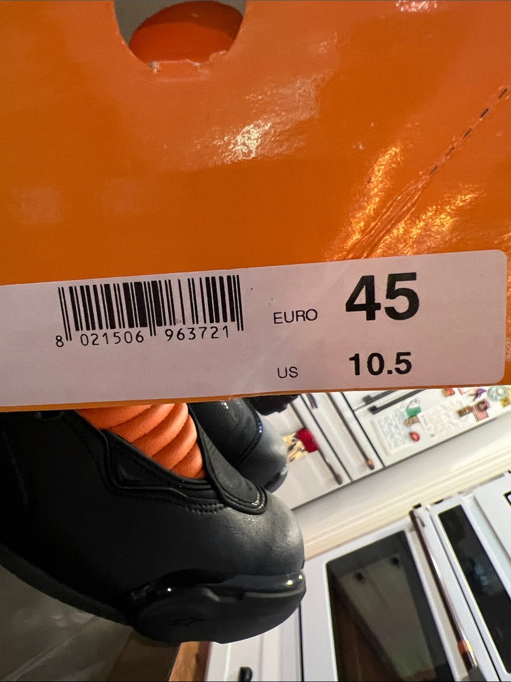 KTM Men's Black & Orange Motorcycle Boots - Picture 3 of 7